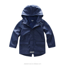 Factory Price Kids Rain Coat PU Rain Wear Outdoor Rain Jacket